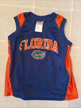 Kids' Blue & Orange Florida Mesh Sports Tank